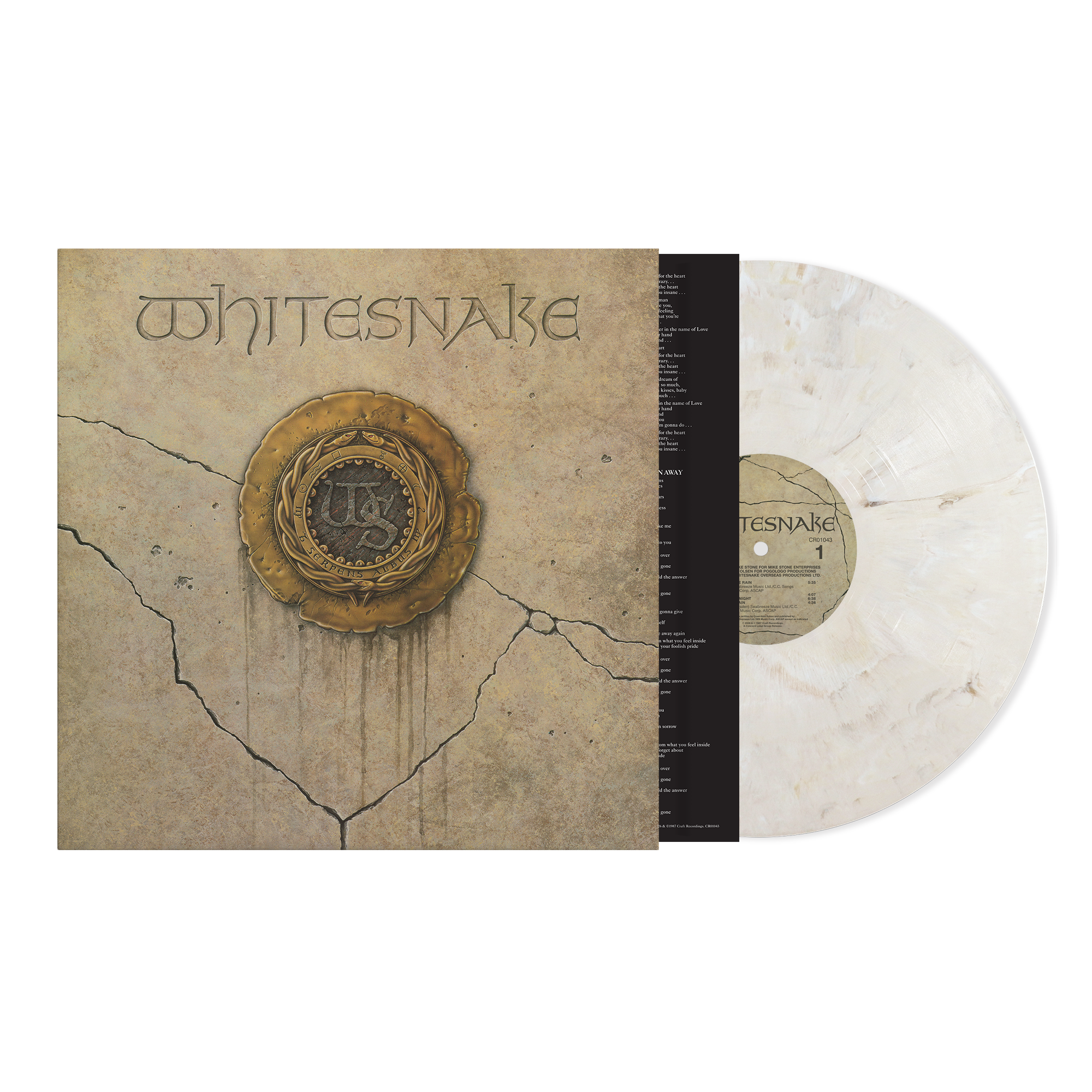★whitesnake★ WHITESNAKE 'WHITESNAKE' LP (Exclusive – Limited to 500, Stone