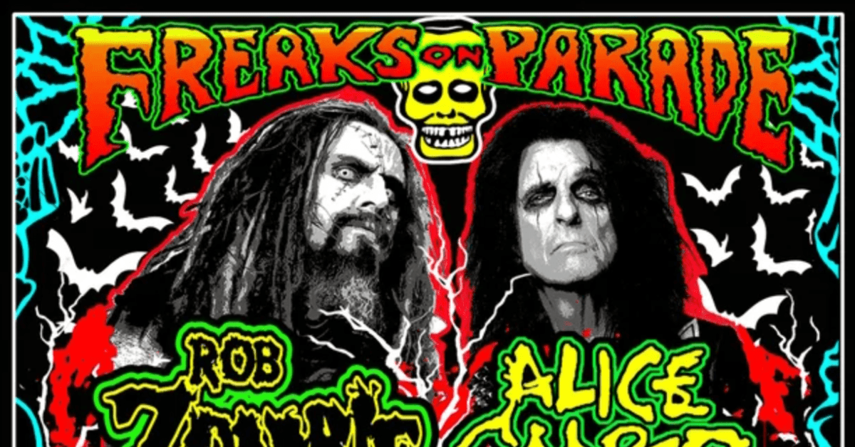 Rob Zombie and Alice Cooper team up for Freaks on Parade 2023 tour