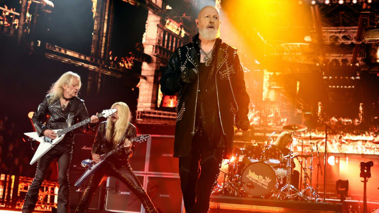 Watch Judas Priest Perform With K K Downing Glenn Tipton And Les 