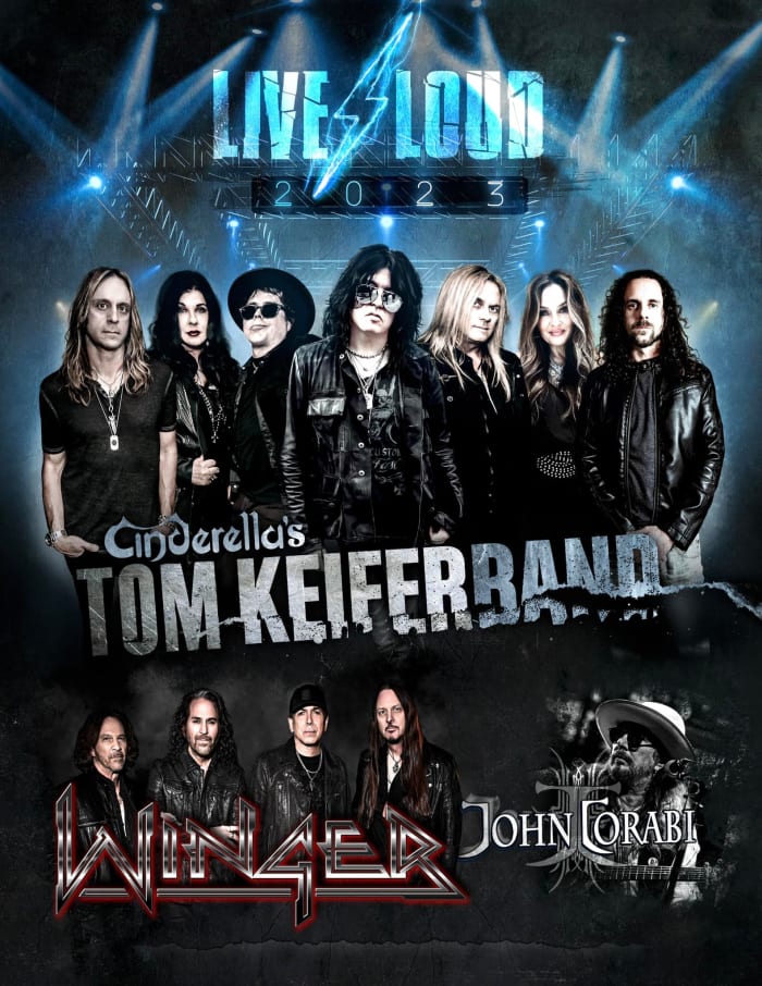 Tom Keifer announces Live & Loud summer U.S. tour with Winger and John