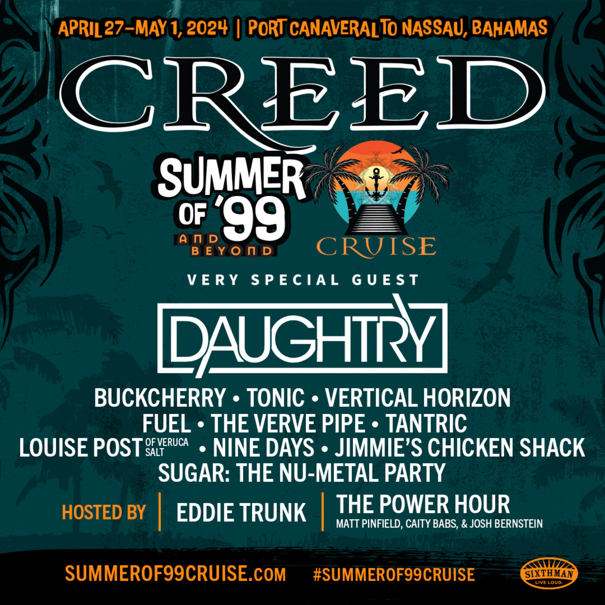 Creed announce second reunion cruise Metal Edge Magazine