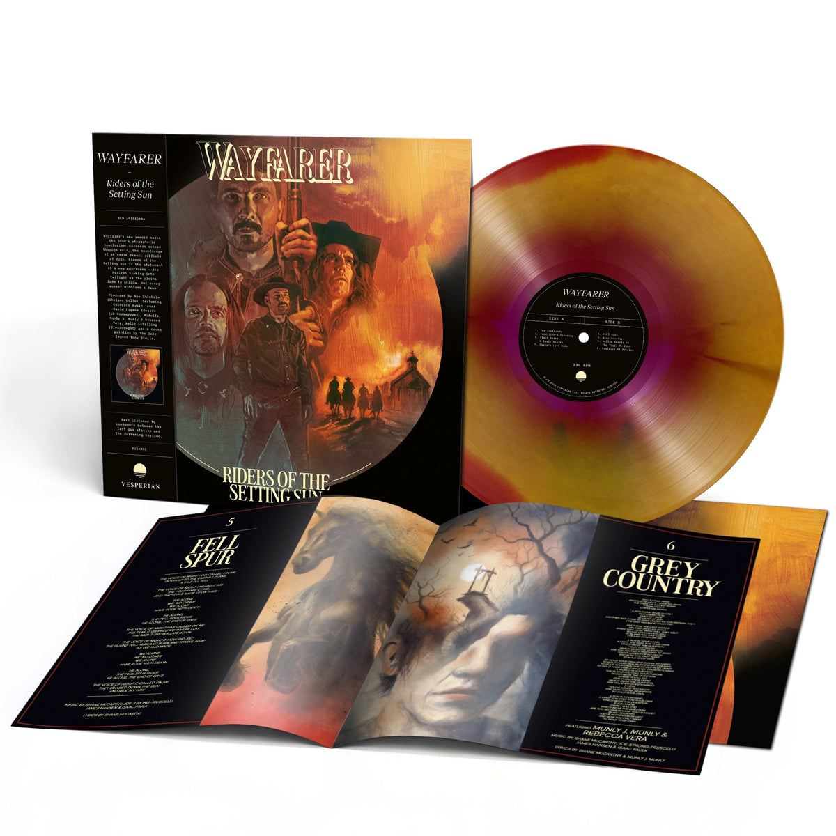 WAYFARER 'RIDERS OF THE SETTING SUN' LP (Prairie Twilight Vinyl)
