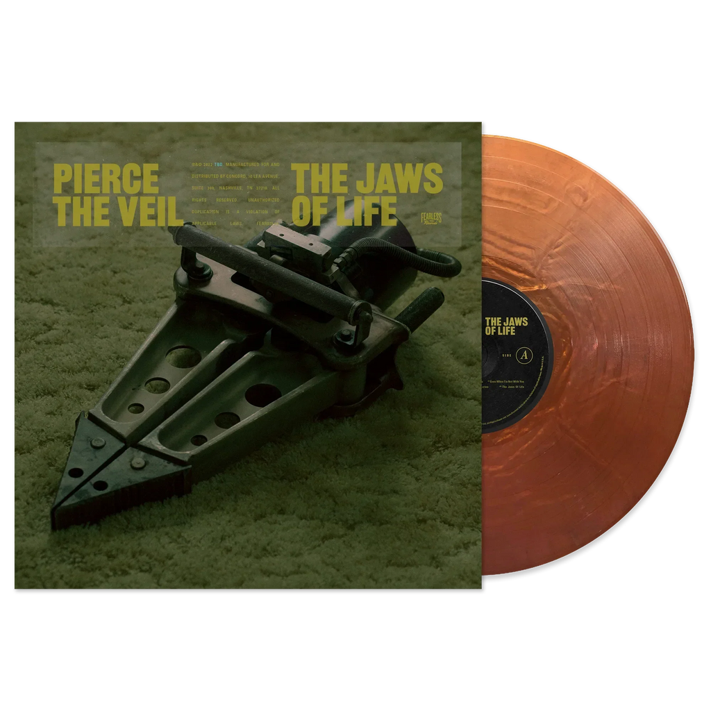PIERCE THE VEIL ‘THE JAWS OF LIFE’ LP (Limited Edition – Only 500 made, Metallic Copper Vinyl)