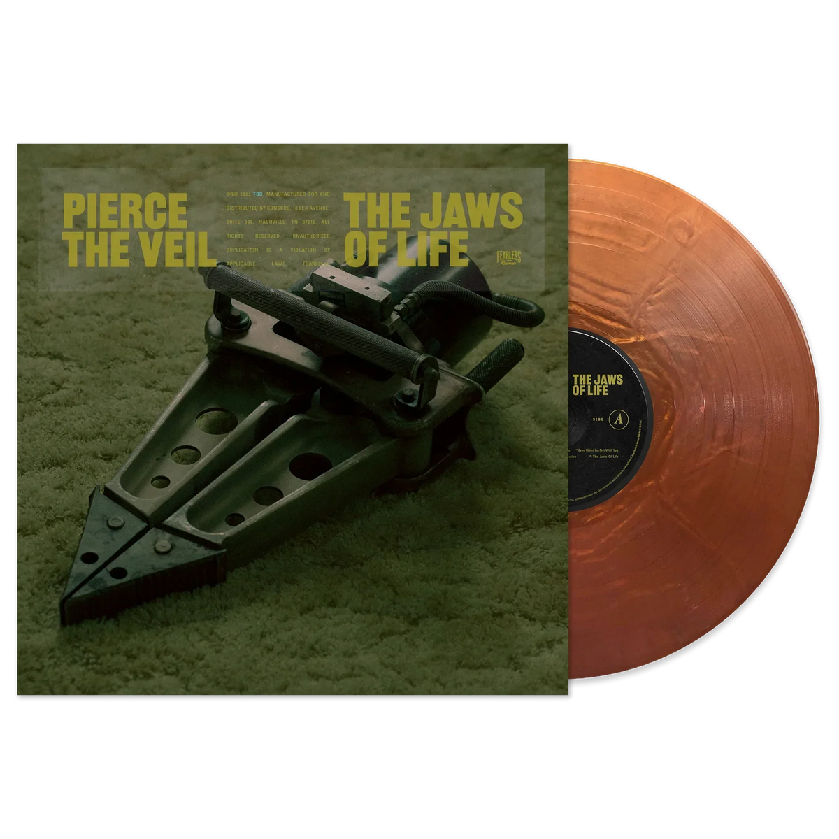 PIERCE THE VEIL ‘THE JAWS OF LIFE’ LP (Limited Edition – Only 500 made, Metallic Copper Vinyl)