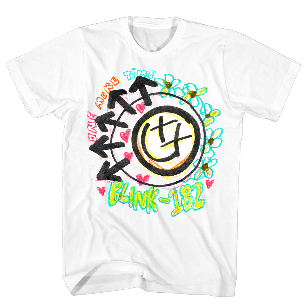 BLINK 182 "WHITE CRAYON" T-SHIRT
