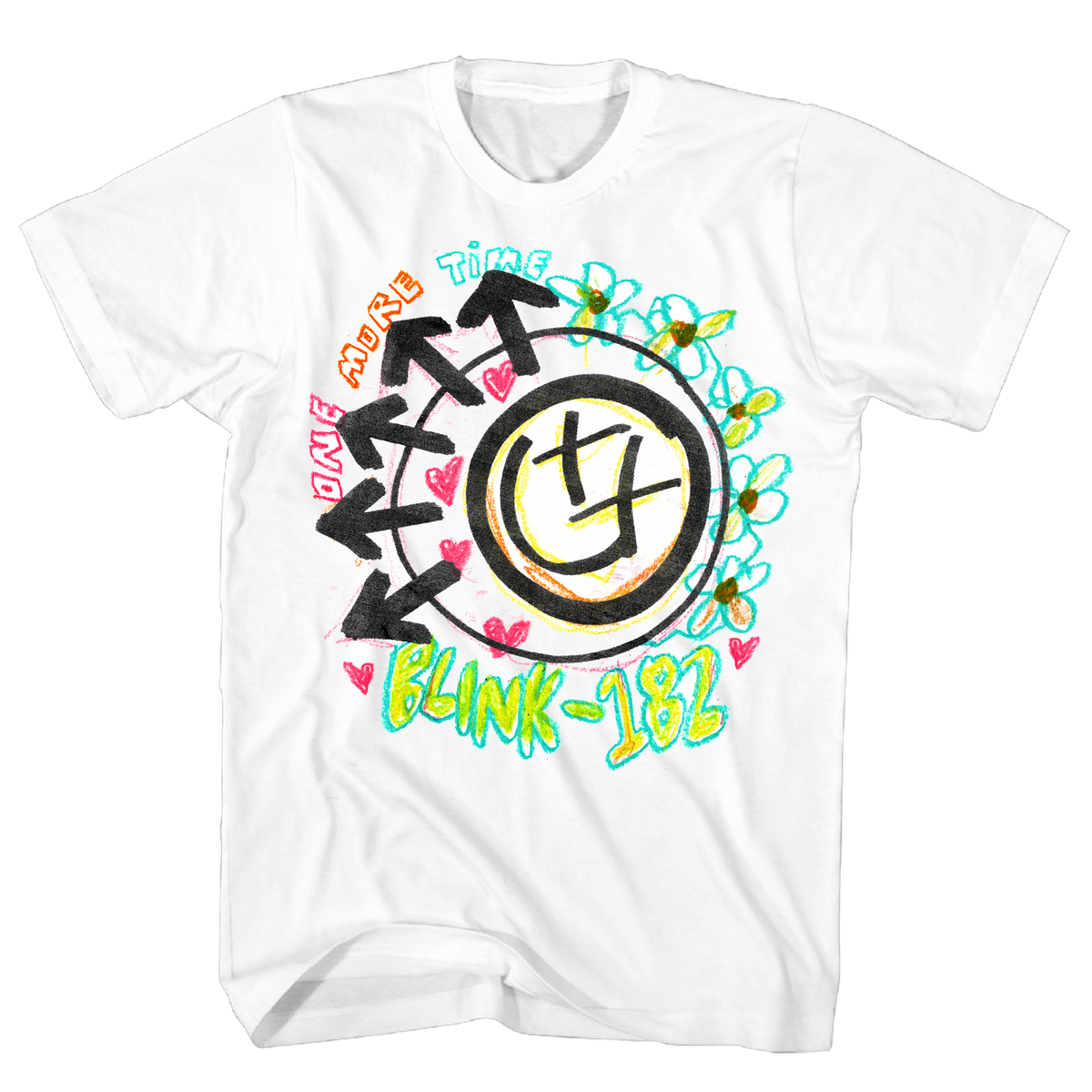 BLINK 182 "WHITE CRAYON" T-SHIRT