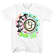 BLINK 182 WHITE CRAYON T-SHIRT
