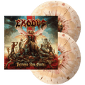 EXODUS 'PERSONA NON GRATA' LIMITED EDITION BONE & BEER SWIRL WITH RED & BROWN SPLATTER 2LP' ONLY 300 MADE