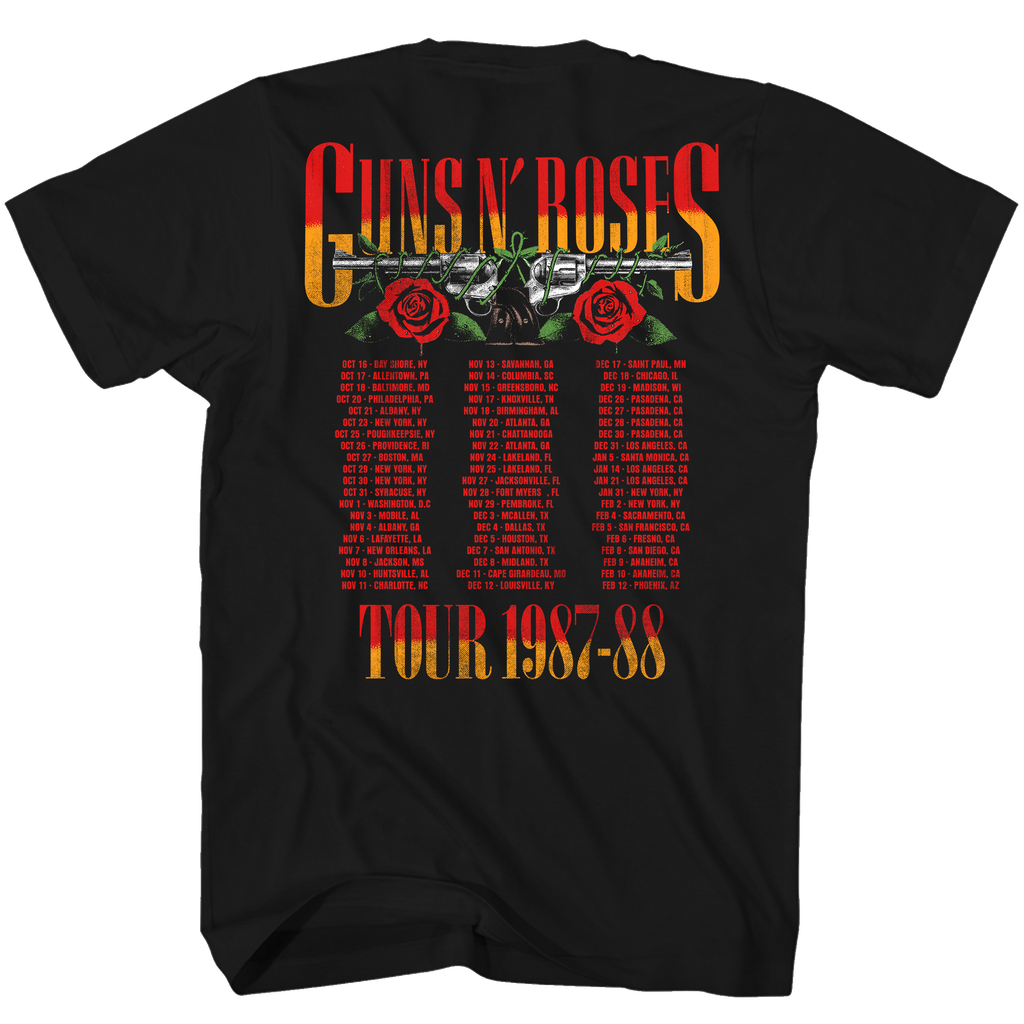 GUNS N ROSES 87-88 TOUR  F/B T-SHIRT