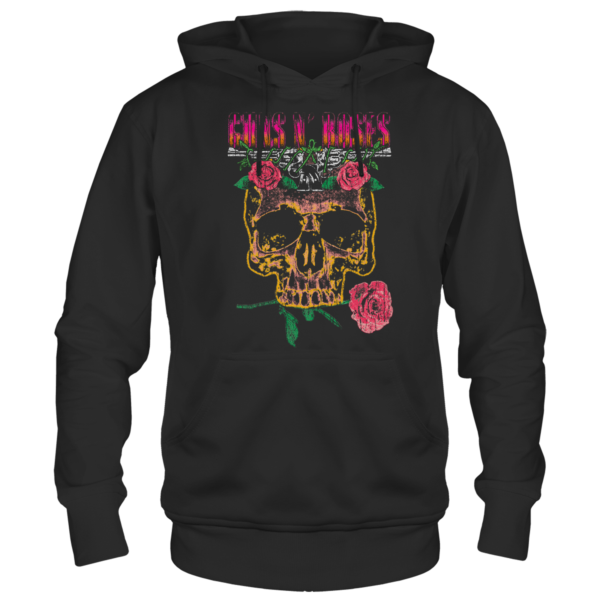 GUNS N ROSES 1991 TOUR  BLACK HOODIE