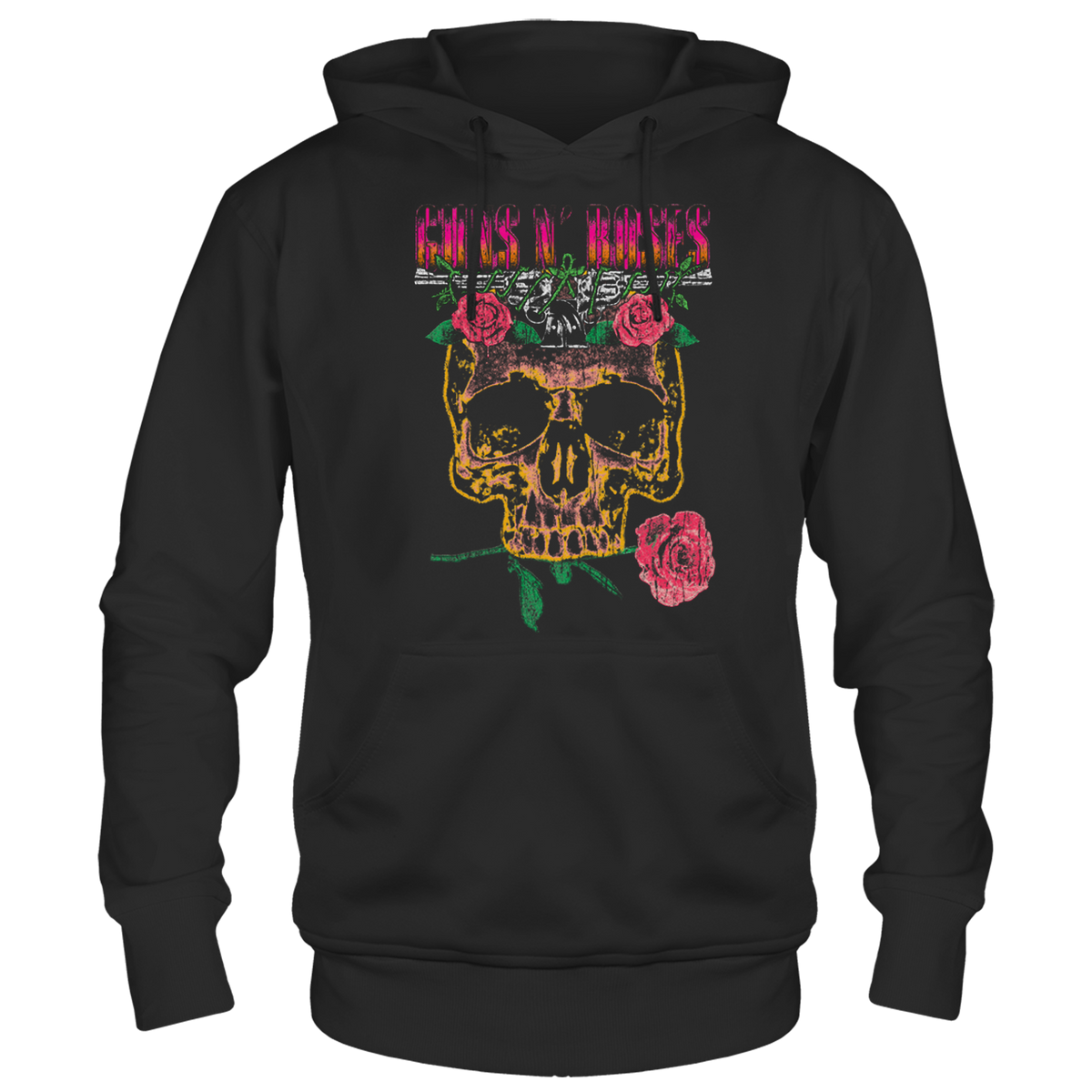 GUNS N ROSES 1991 TOUR  BLACK HOODIE
