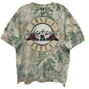 GUNS N ROSES BULLET LOGO WOODLAND CAMO VINTAGE T-SHIRT