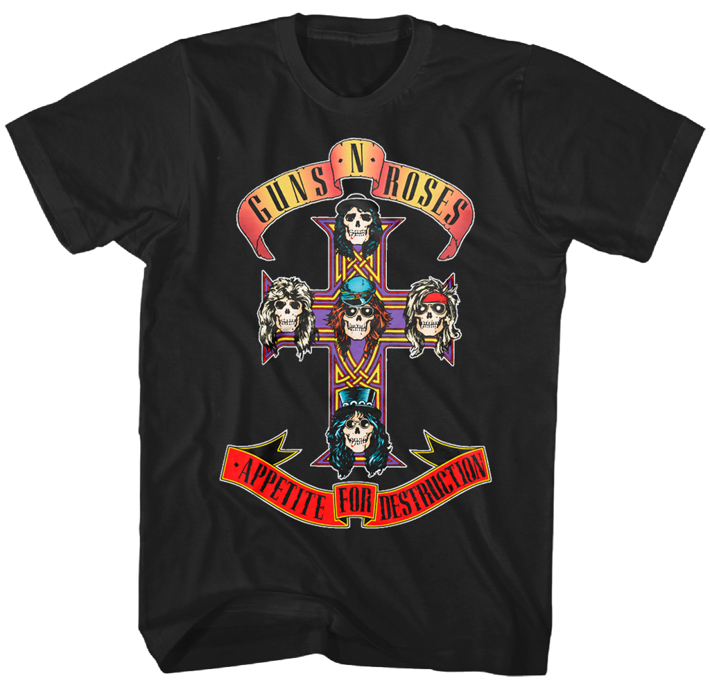 GUNS N ROSES AFD JUMBO LOGO T-SHIRT