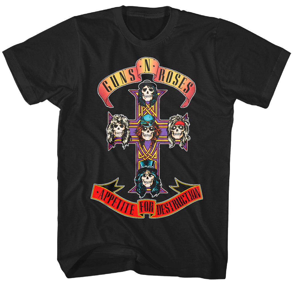 GUNS N ROSES AFD JUMBO LOGO T-SHIRT