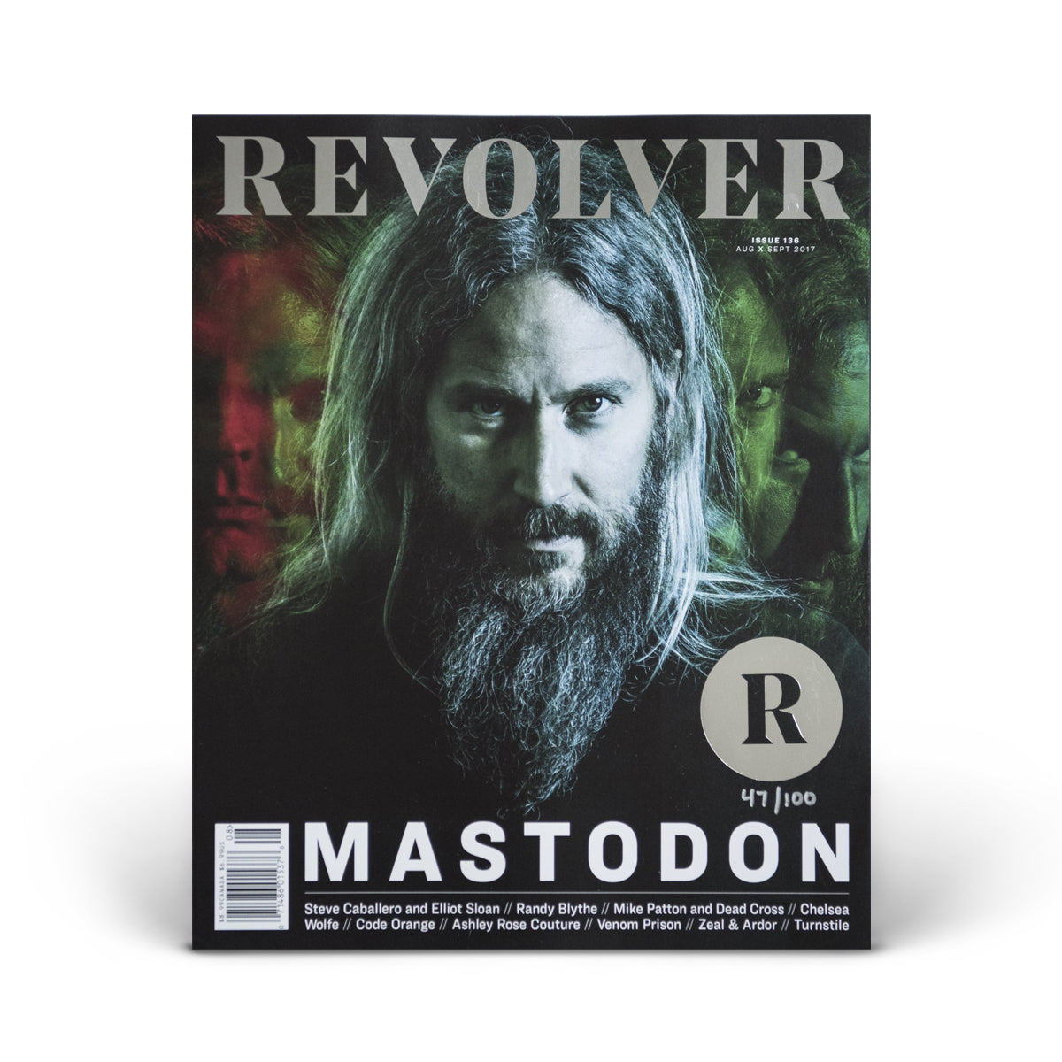 REVOLVER SILVER COLLECTOR'S EDITION RELAUNCH ISSUE FEATURING MASTODON TROY SANDERS COVER