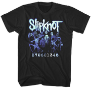SLIPKNOT MEMBER NUMBERS PHOTO T-SHIRT