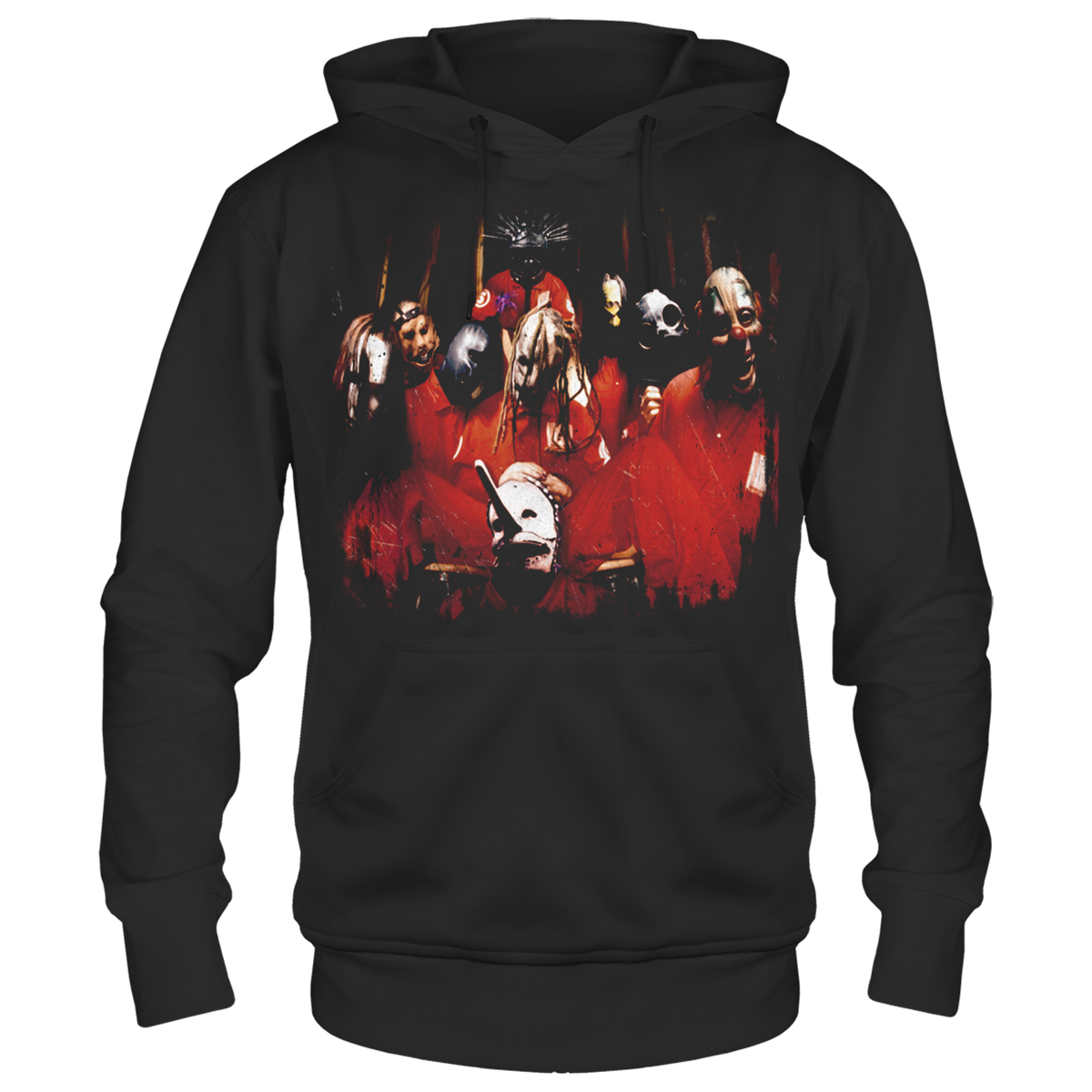SLIPKNOT BAND PHOTO BLACK HOODIE