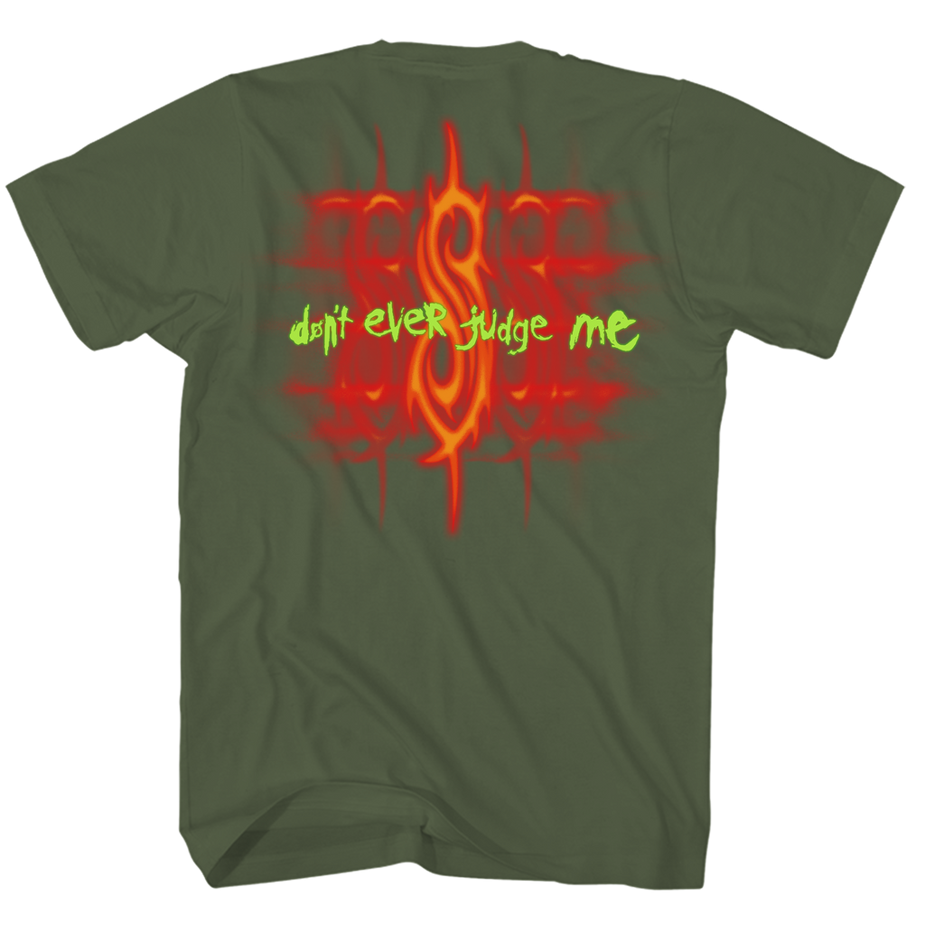 SLIPKNOT NEON 'DON'T JUDGE ME' T-SHIRT