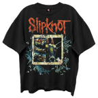 SLIPKNOT EVERGREEN GIANT VINTAGE LIMO BLACK T-SHIRT