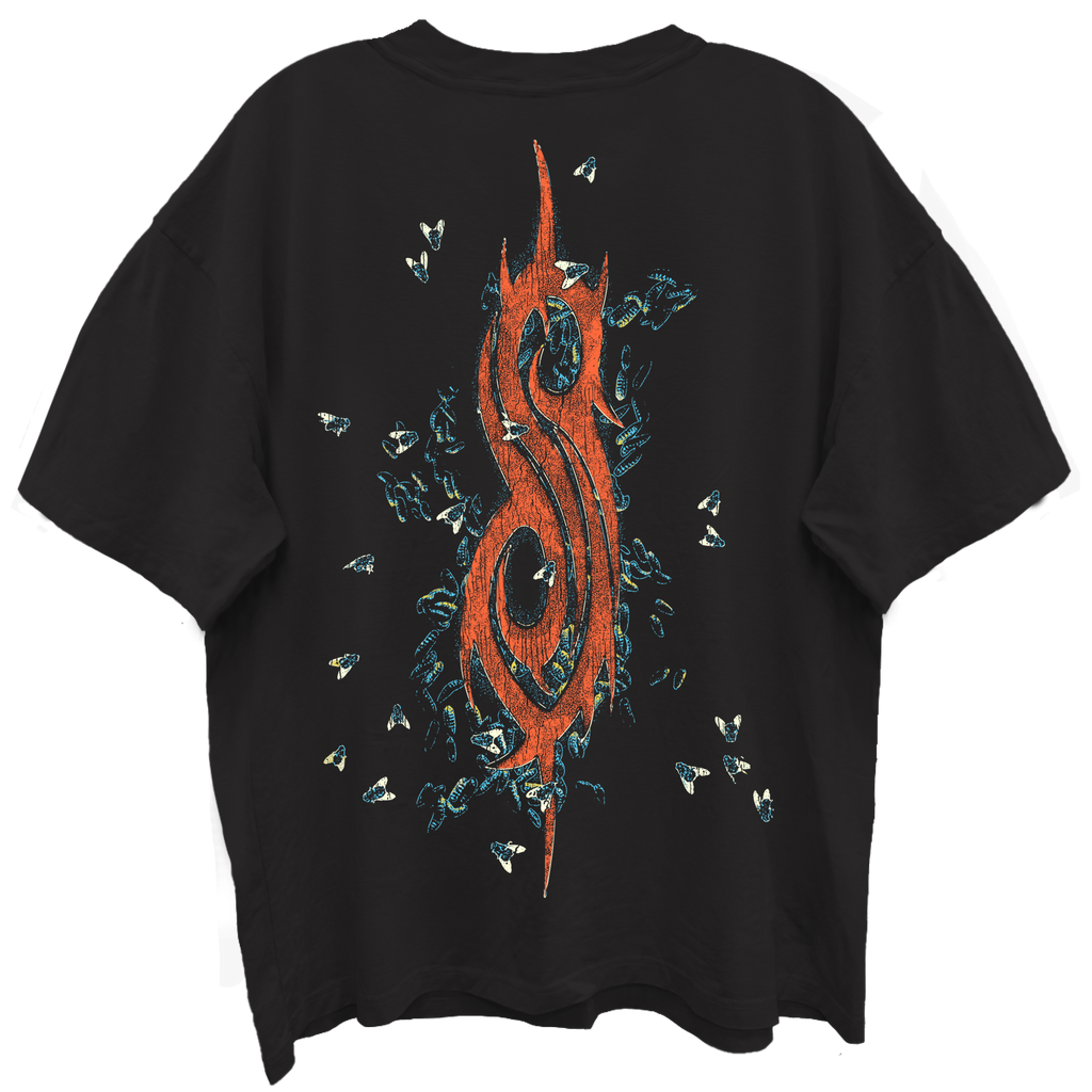 SLIPKNOT EVERGREEN GIANT VINTAGE LIMO BLACK T-SHIRT