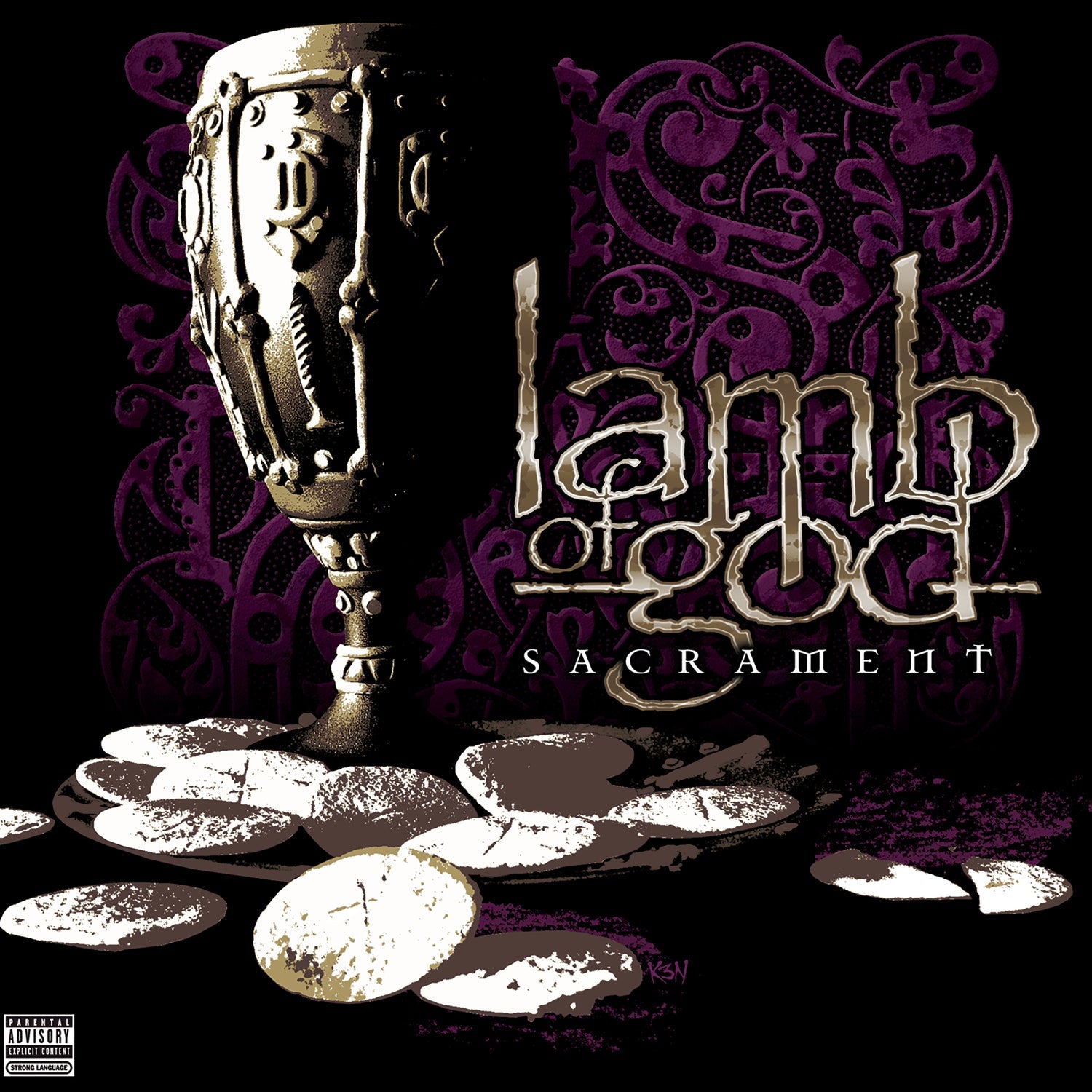 LAMB OF GOD ‘SACRAMENT’ 20TH ANNIVERSARY LP (Blackened Purple Vinyl)