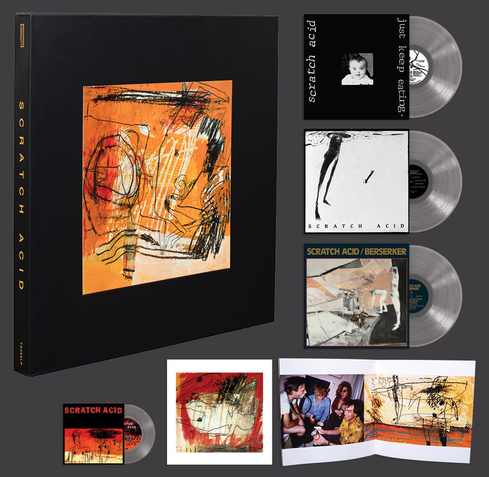 SCRATCH ACID 'SCRATCH ACID' BOX SET (Clear Vinyl)