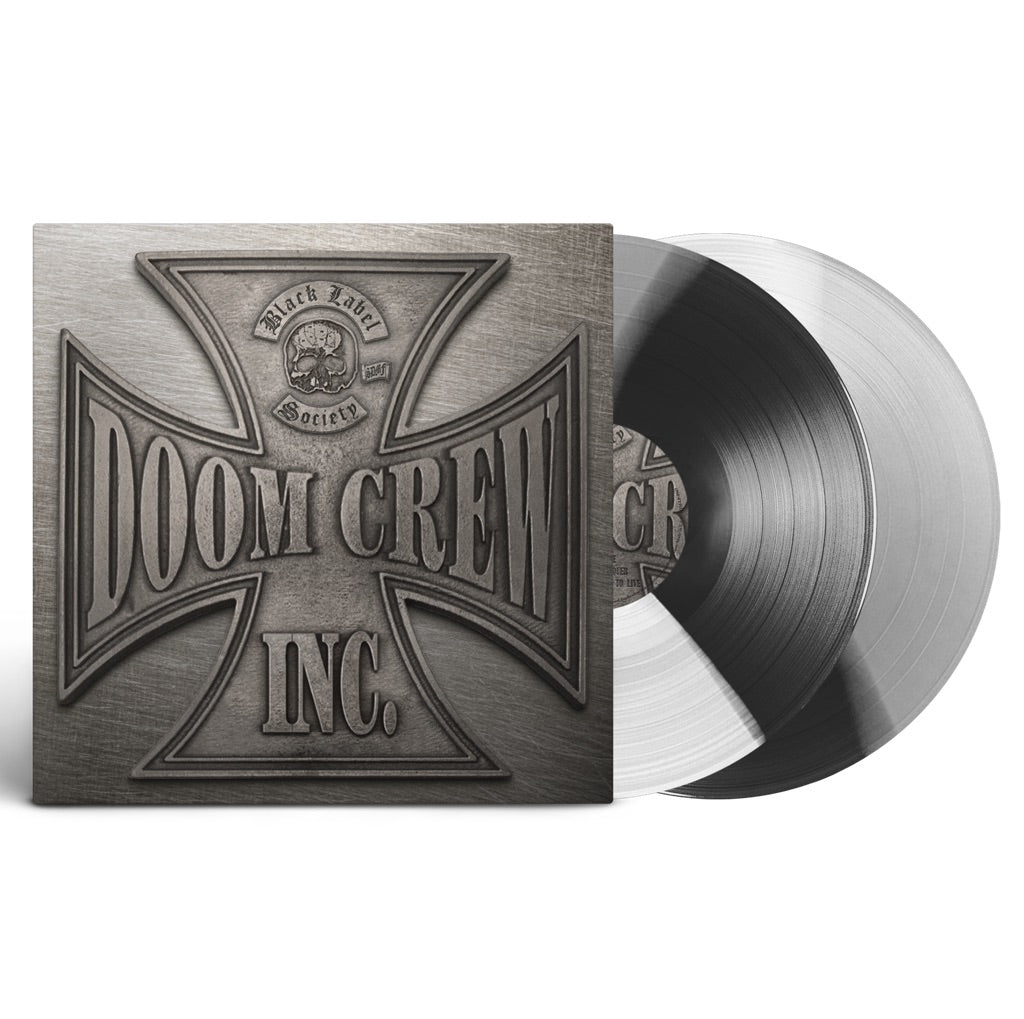 BLACK LABEL SOCIETY 'DOOM CREW INC.' 2LP (Limited Edition' Only 500 Made, Grey, Black, & White Vinyl)