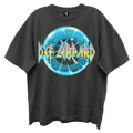 DEF LEPPARD ADRENALIZED LOGO GIANT VINTAGE BLACK T-SHIRT