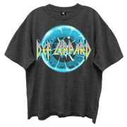 DEF LEPPARD ADRENALIZED LOGO GIANT VINTAGE BLACK T-SHIRT