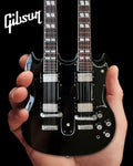 GUNS N' ROSES - SLASH - GIBSON 1966 EDS-1275 DOUBLENECK AGED MINI GUITAR