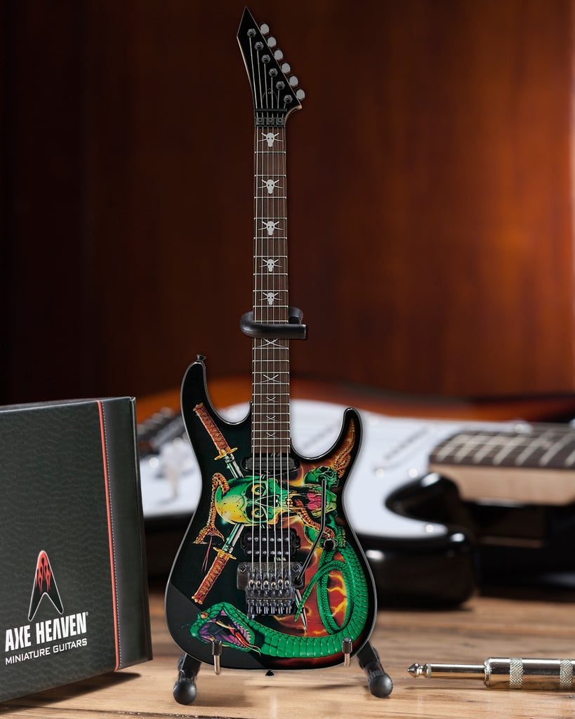 DOKKEN - GEORGE LYNCH - SKULL & SNAKES MINI GUITAR
