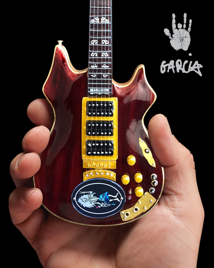 GRATEFUL DEAD - JERRY GARCIA ROSEBUD MINI GUITAR