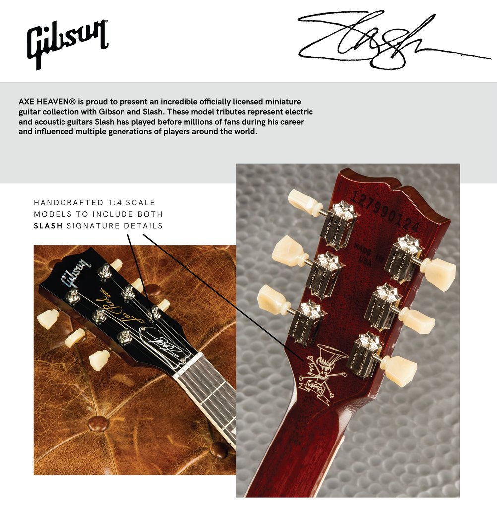 SLASH - GIBSON LES PAUL STANDARD APPETITE BURST MINI GUITAR