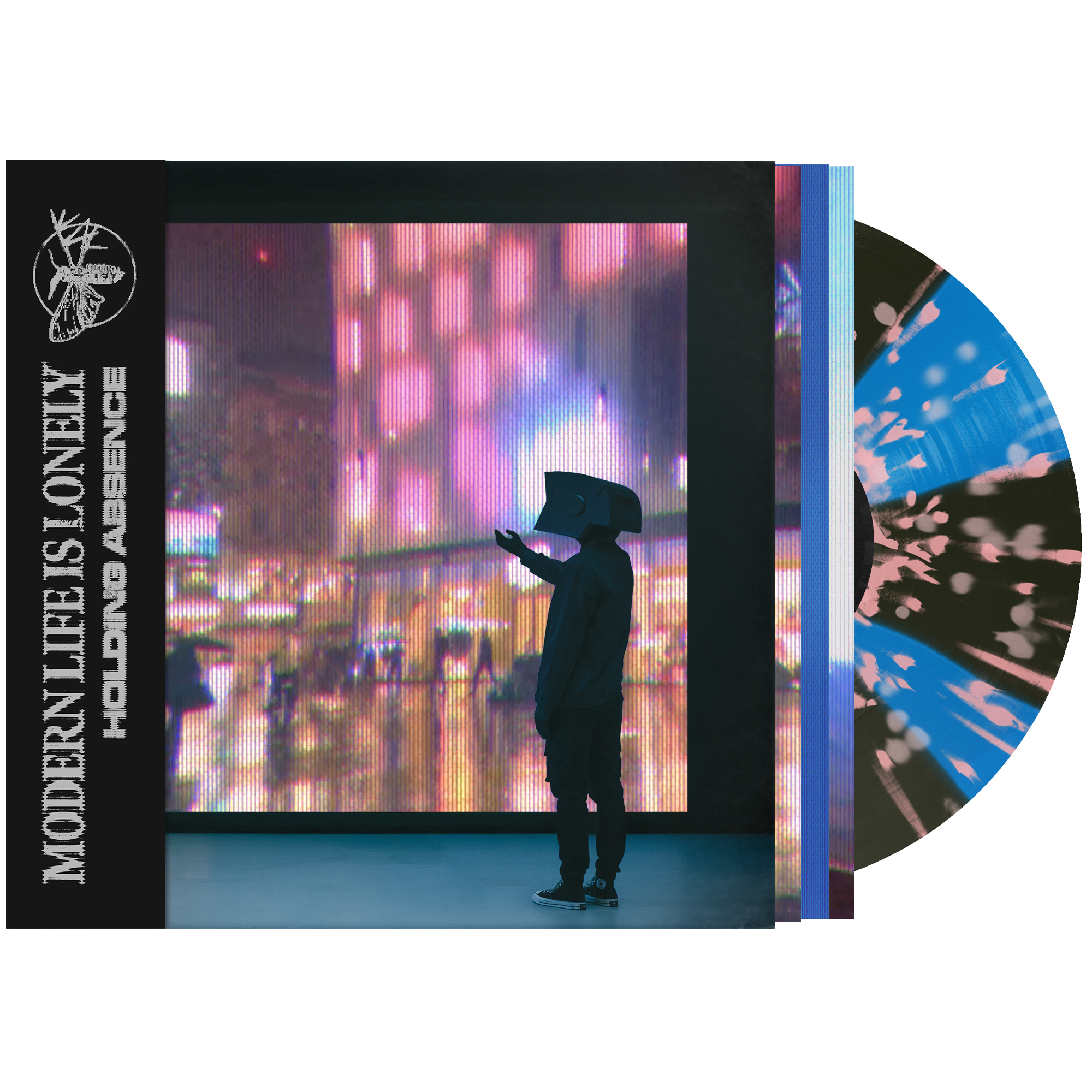 HOLDING ABSENCE 'MODERN LIFE IS LONELY' LP (Exclusive – Limited to 200, Blue & Black Ice Cornetto w/ Bubblegum Splatter Vinyl)