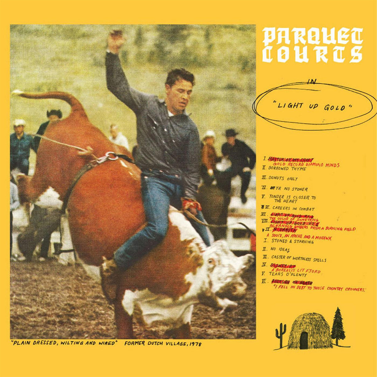 PARQUET COURTS 'LIGHT UP GOLD' LP