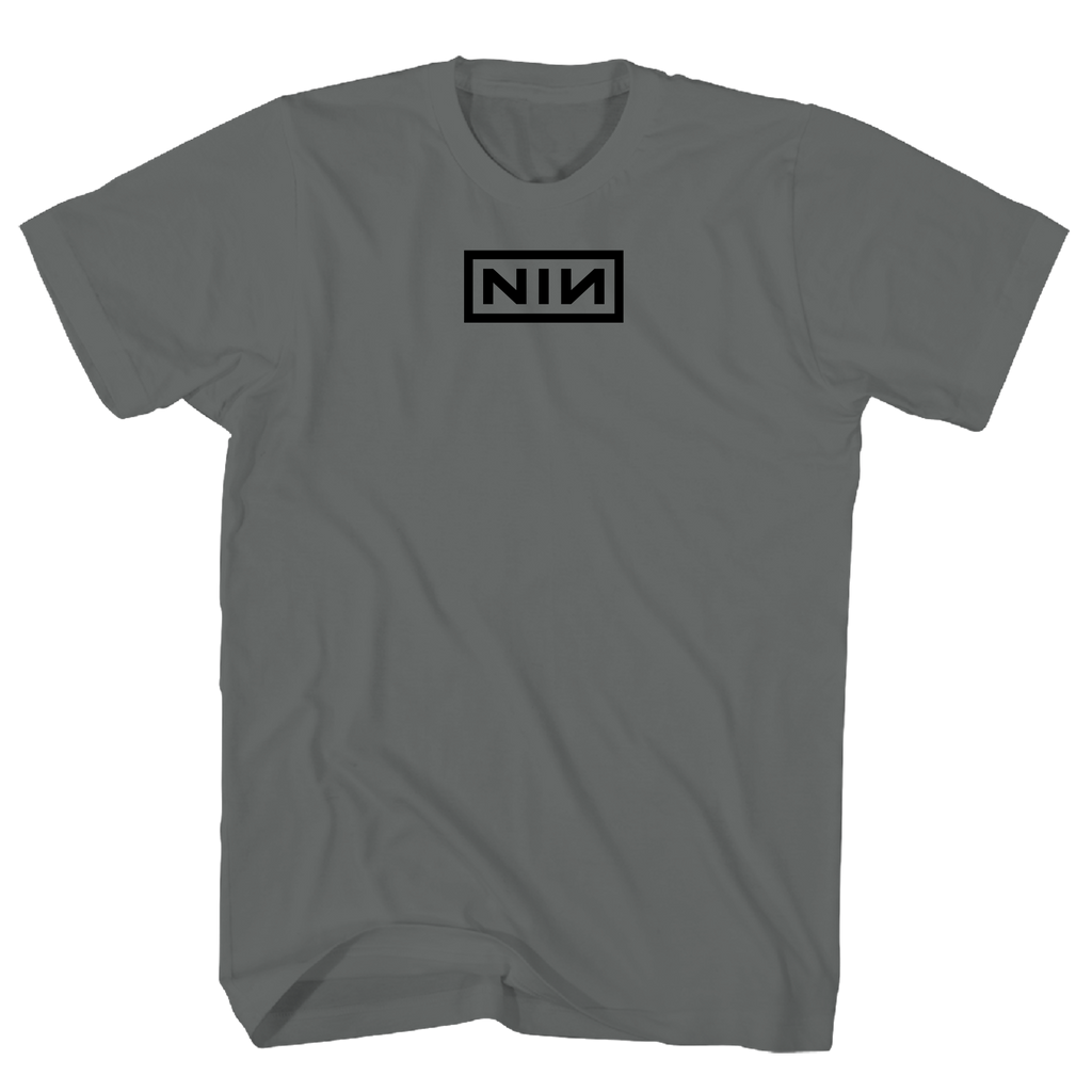 NINE INCH NAILS HIGH DENSITY LOGO CHARCOAL T-SHIRT