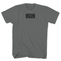 NINE INCH NAILS HIGH DENSITY LOGO CHARCOAL T-SHIRT