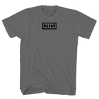 NINE INCH NAILS HIGH DENSITY LOGO CHARCOAL T-SHIRT
