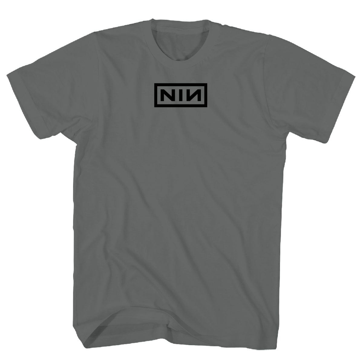 NINE INCH NAILS HIGH DENSITY LOGO CHARCOAL T-SHIRT