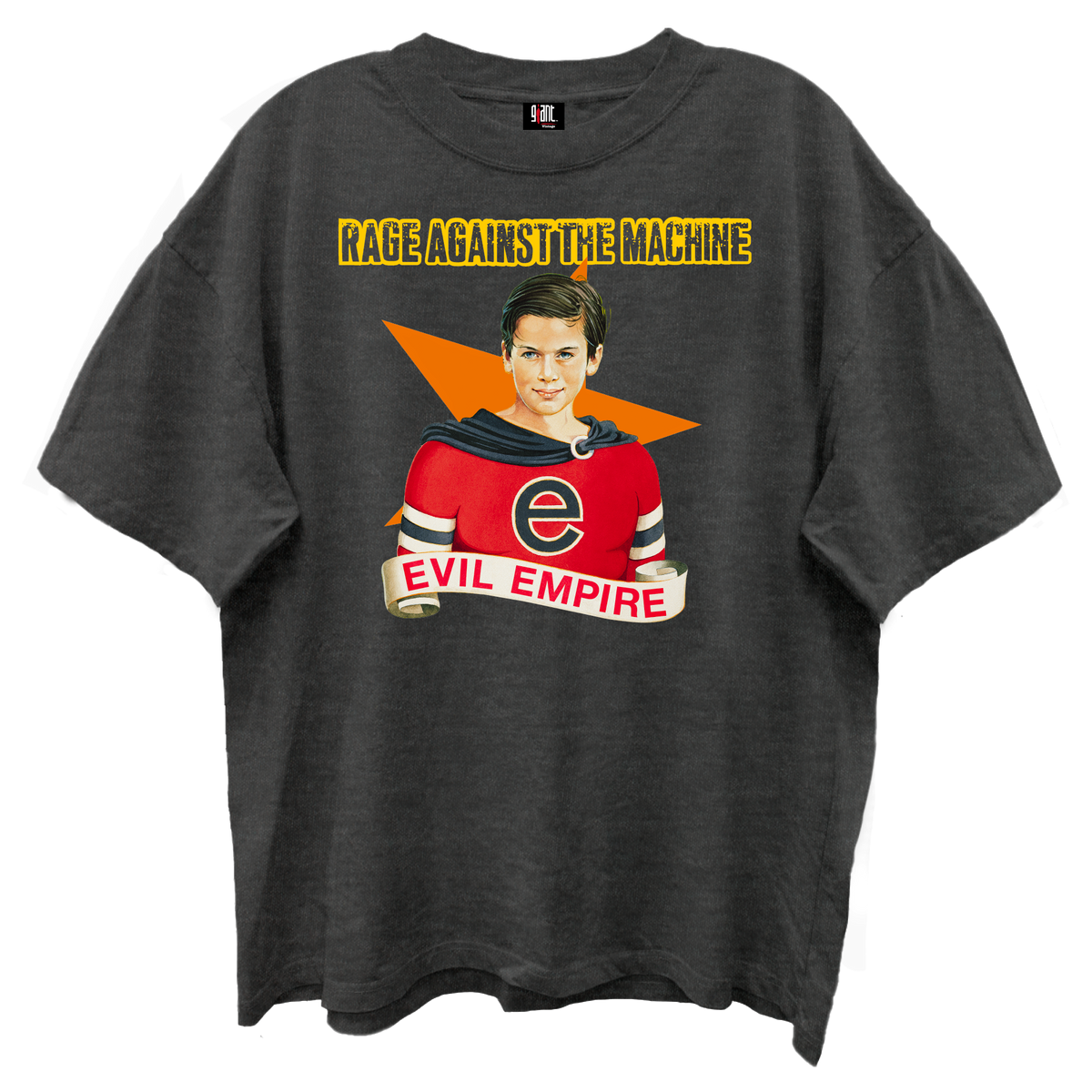 RAGE AGAINST THE MACHINE FEAR IS OUR ONLY GOD/GIANT/VINTAGE/VINTAGE BLACK T-SHIRT