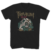 TRIVIUM SKELETON HEAD BLACK T-SHIRT