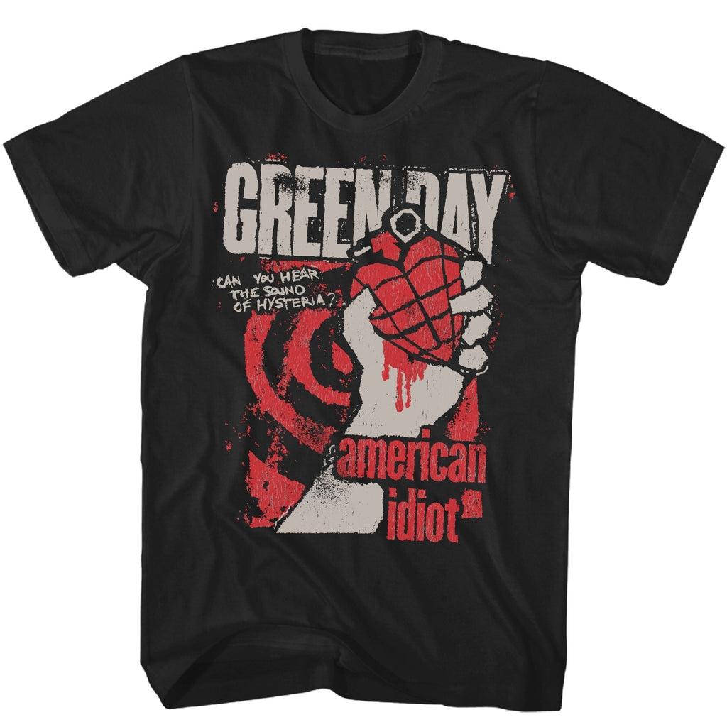 GREEN DAY AMERICAN IDIOT HYSTERIA T-SHIRT