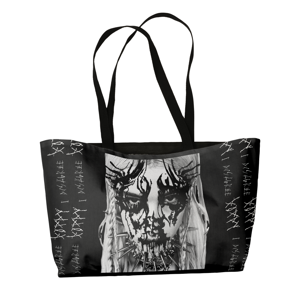 POPPY - 'I DISAGREE' OVERSIZED TOTE BAG