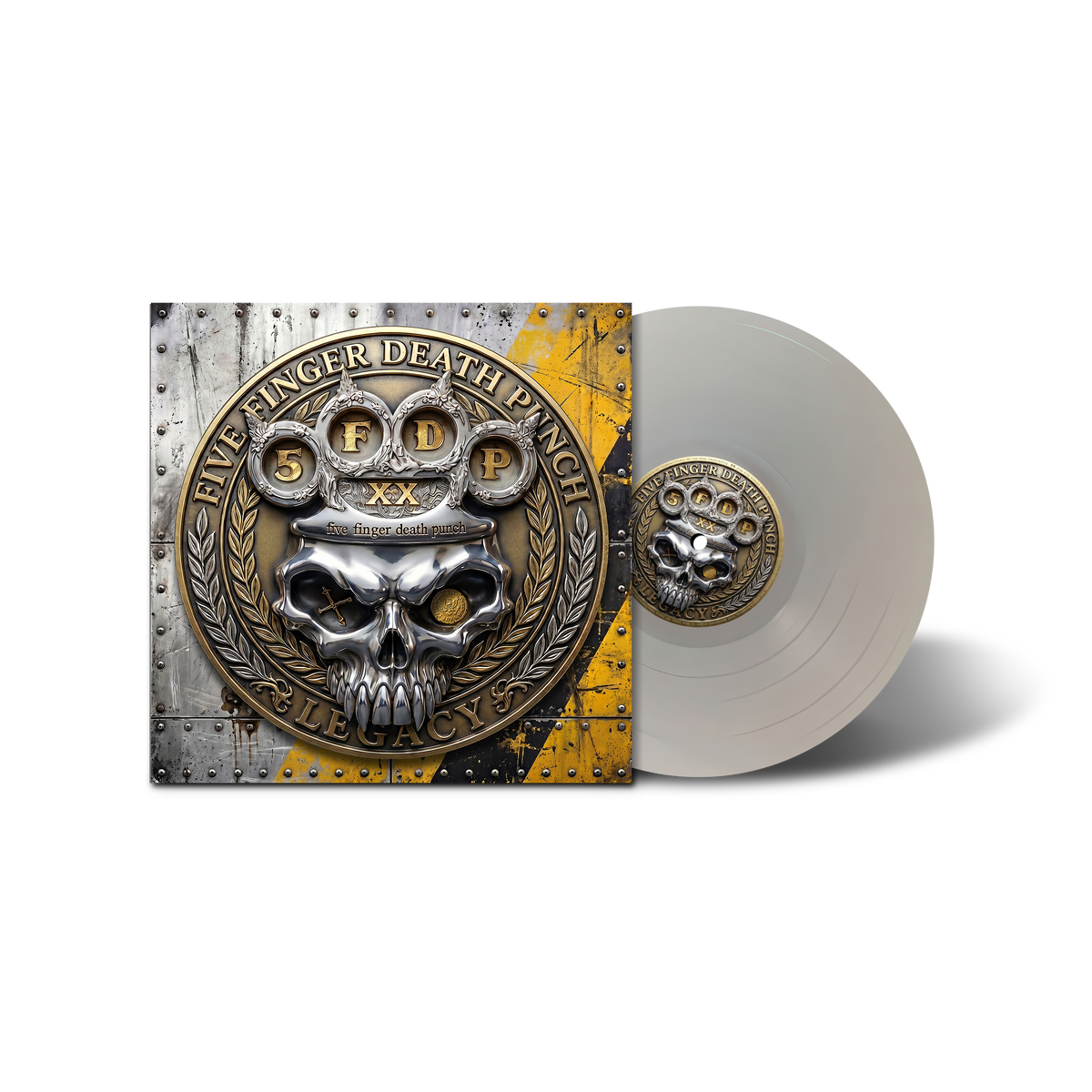 FIVE FINGER DEATH PUNCH 'LEGACY' LP (Clear Vinyl)
