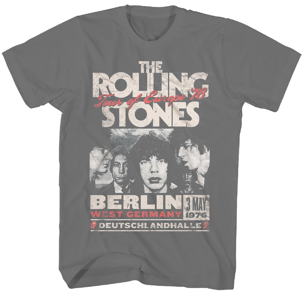 ROLLING STONES EUROPE 1976 T-SHIRT