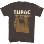 TUPAC BROWN POETRY F/SL T-SHIRT