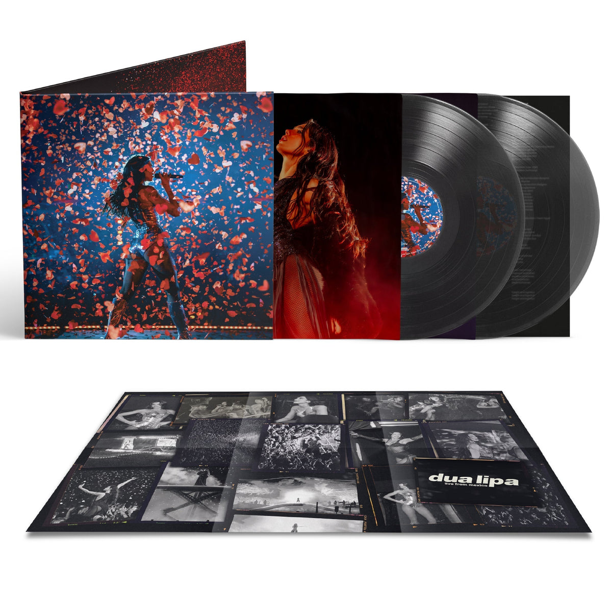 DUA LIPA 'LIVE FROM MEXICO' 2LP (Black Ice Vinyl)