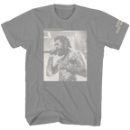 POST MALONE GRAY PHOTO  F/SL T-SHIRT