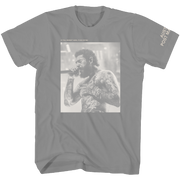 POST MALONE GRAY PHOTO  F/SL T-SHIRT