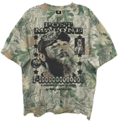 POST MALONE F-1 WOODLAND CAMO GIANT VINTAGE T-SHIRT